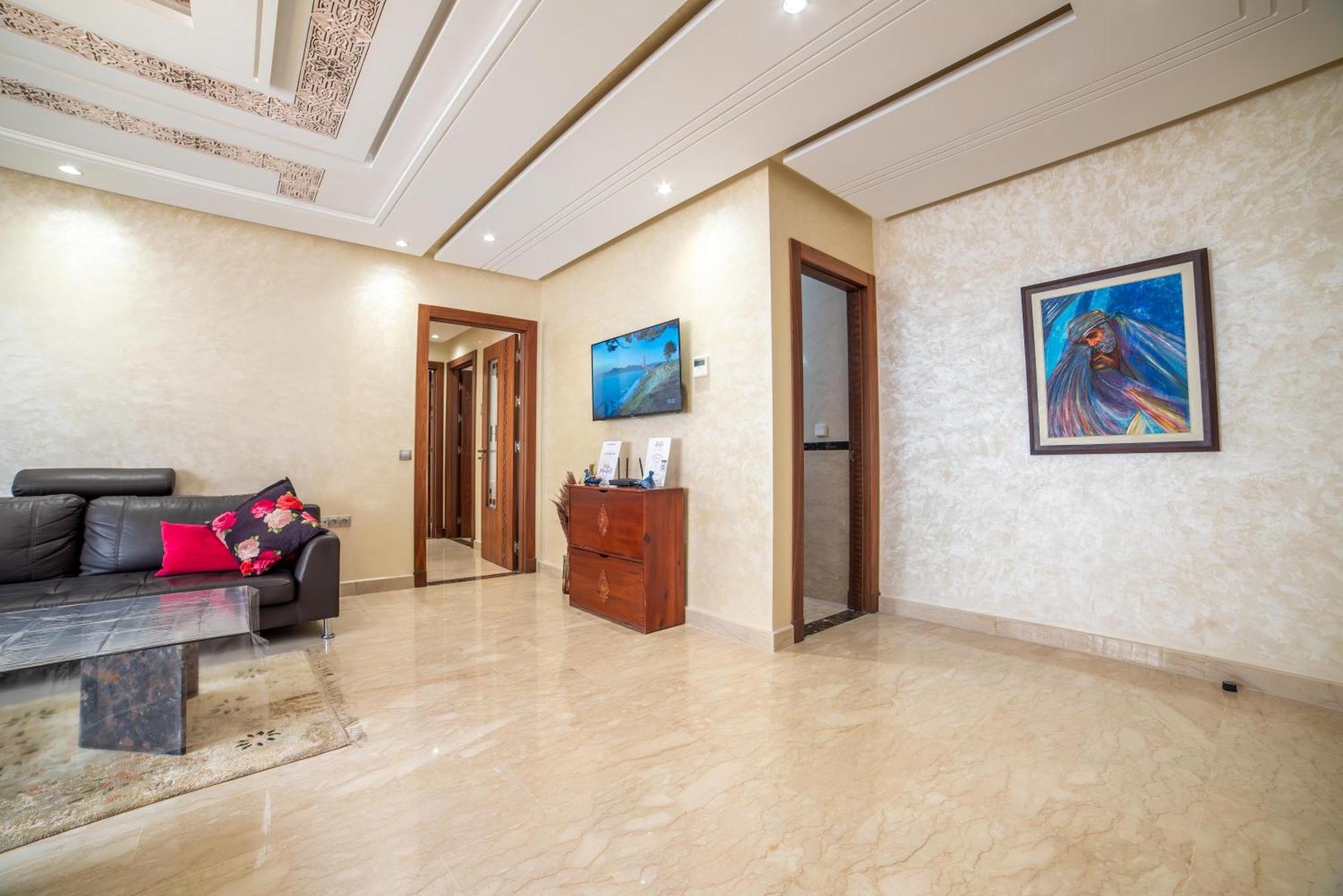 Luxury Seafront Apartment 101Sqm With Wi-Fi And Parking Agadir Exterior photo